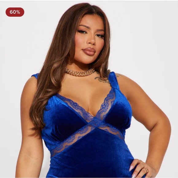 ~Fashion Nova Royal Blue Backless Dress~ - Picture 9 of 12